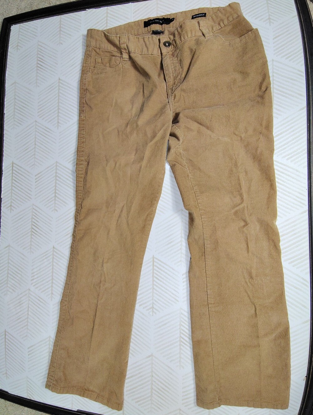 Calvin Klein Women's Light Brown Corduroy Pants